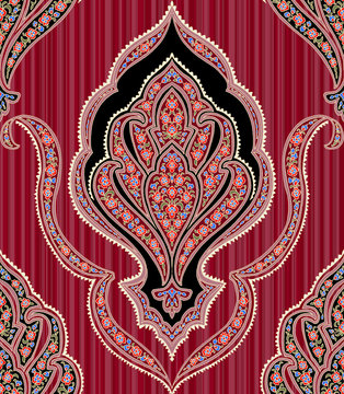 Seamless Pattern : Paisley Style