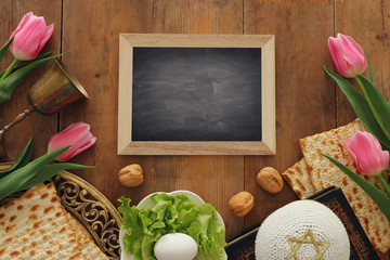 Pesah celebration concept (jewish Passover holiday)