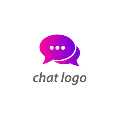 chat bubble speech vector design template