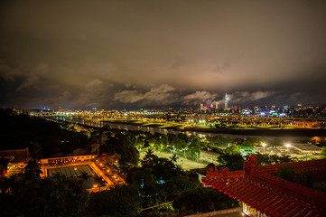 Fototapeta premium 台北101夜景
