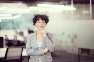Portrait of successful female software developer