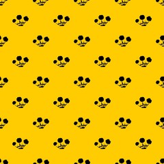 Explosion pattern seamless vector repeat geometric yellow for any design