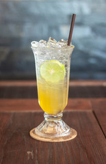 Soda lime juice