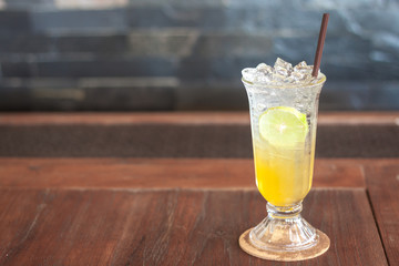 Soda lime juice