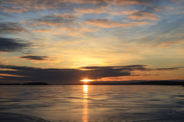 Obraz na płótnie Canvas Sea Sunset