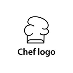 chef logo design vector