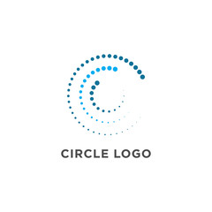 circle logo design vector