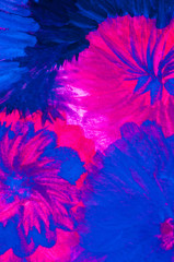 jarring flowers, gouache painting, vibrant,glaring