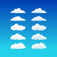cloud vector design template