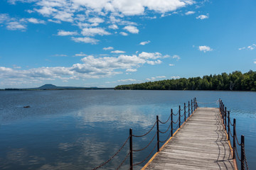 one of the "Five Connected Lakes" in Heilongjiang (China)