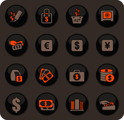 E-commers icons set