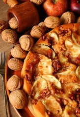 apfelkuchen mit walnüsse