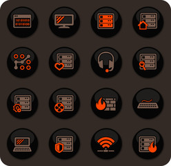 Server icon set