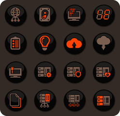 Server icon set