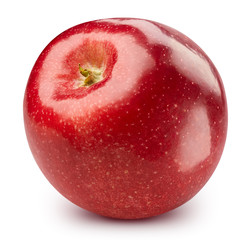 Red apple isolated on white
