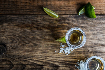 Tequila with lime