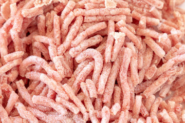 冷凍した挽き肉