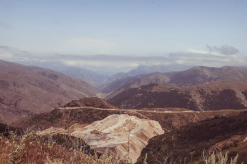Orange Valley in the mountains of Armenia