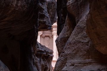 Wonderful Petra Treasury in Jordan