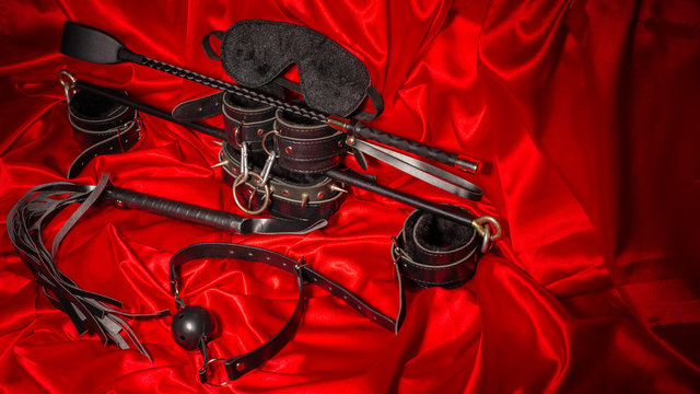 Bondage, kinky adult sex games, kink and BDSM lifestyle concept.