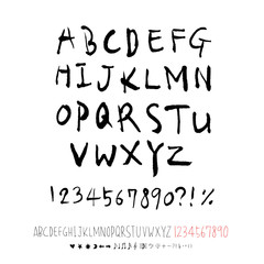 벡터 문자 / 손으로 쓴 글씨체