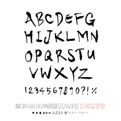 벡터 문자 / 손으로 쓴 글씨체