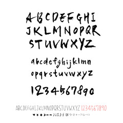 벡터 문자 / 손으로 쓴 글씨체