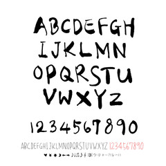 벡터 문자 / 손으로 쓴 글씨체