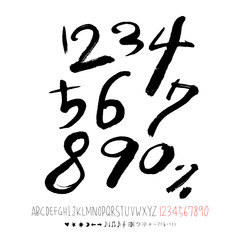 벡터 문자 / 손으로 쓴 글씨체