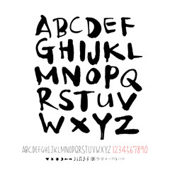 벡터 문자 / 손으로 쓴 글씨체