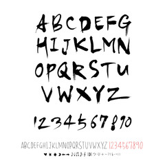 벡터 문자 / 손으로 쓴 글씨체