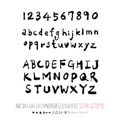 벡터 문자 / 손으로 쓴 글씨체