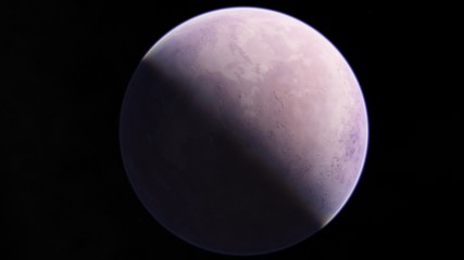 Planet in the space. Colorful art. Solar system. Gradient color. Space wallpaper. High quality, resolution, 4k.