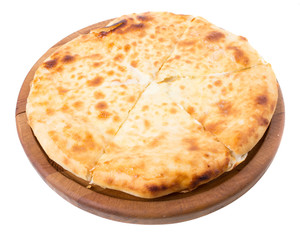 Delicious pie stuffed with lamb meat.