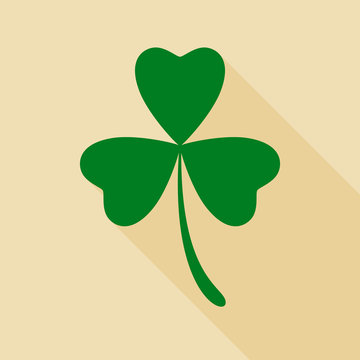 Clover flat icon