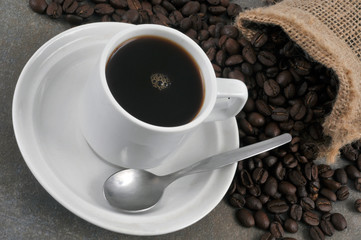 Tasse de café noir