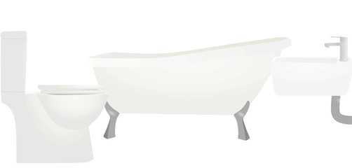 Toilette. vector illustration