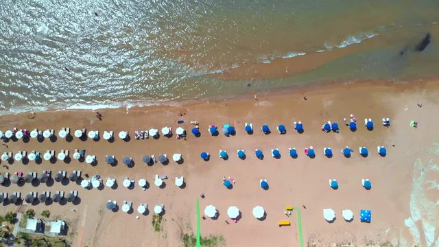 aerial view of beach 