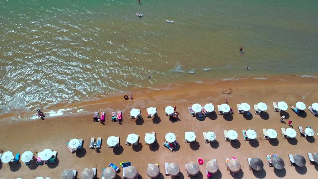 aerial view of beach 