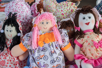Play cloth dolls