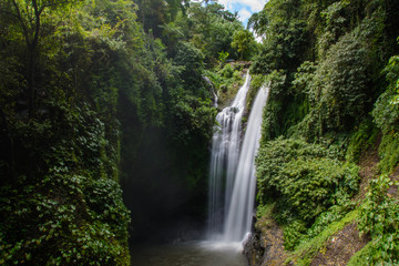Bali jungle trekking waterfall - Aling Aling, Indonesia