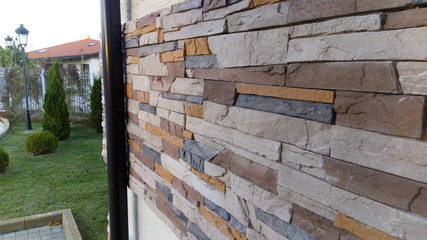 close-up building wall