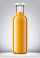 Bottle for Juice on background 