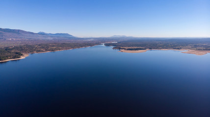 Beautiful aerial view of the coast