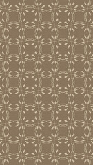 Ornate image of an animal in two colors optics