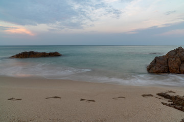 Fototapeta na wymiar Seascape, coast of island Koh Chang, Thailand.
