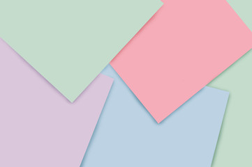 .Abstract colored paper, creative colorful background, sheets of different colors, pastel shades, pink, blue, green, violet
