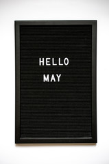 Letterboard black with white plastic letters letter board quote