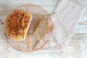 Farmers round homemade bread 