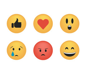 Set of reactions isolated vector